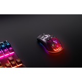 SteelSeries Aerox 3 Wireless - Onyx gaming muis Zwart, 18.000 dpi, RGB leds