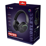 Trust GXT 491 Fayzo Draadloze  over-ear gaming headset Zwart, 2.4 GHz | Bluetooth