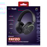 Trust GXT 491 Fayzo Draadloze  over-ear gaming headset Zwart, 2.4 GHz | Bluetooth