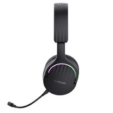 Trust GXT 491 Fayzo Draadloze gamingheadset over-ear gaming headset Zwart, 2.4 GHz, Bluetooth