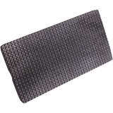 Victoria Gietijzeren bacon en vlees pers met houten handvat, geëmailleerd 21 x 11 cm