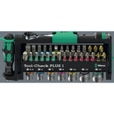 Wera Wera Tool-Check Combi 1 bitset Zwart/groen
