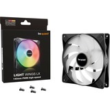 be quiet! Light Wings LX PWM high-speed 140 mm case fan Zwart