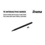 iiyama Prolite TE7513A-B2AG 75" 4K Ultra HD Public Display Zwart, HDMI, DisplayPort, Audio, LAN, USB, WiFi-6E, Bluetooth 5.0, Android, Touch