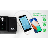 APC Back-UPS 850VA met USB Type-C en A oplaadpoorten ups Zwart, 8x Schuko, BE850G2-GR
