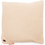 Cozy Una Knitted 45 x 45 cm draadloos warmtekussen Lichtbeige, Powerbank 5000 mAh