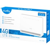 Cudy AC1200 Wi-Fi 4G LTE-Cat6 Gigabit Router LT700E mesh router Wit, Cudy Mesh, Nano simslot