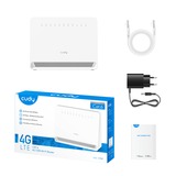 Cudy AC1200 Wi-Fi 4G LTE-Cat6 Gigabit Router LT700E mesh router Wit, Cudy Mesh, Nano simslot