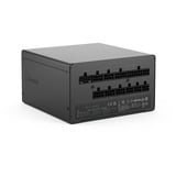 Fractal Design ION Gold 3 1000W Black voeding  Zwart, 3x PCIe, 1x 12V-2x6, Kabelmanagement