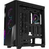 GIGABYTE AORUS C500 Glass midi tower behuizing Zwart | 2x USB-A | 1x USB-C | RGB | Tempered Glass