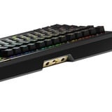 Glorious GMMK 3 PRO HE 75% Prebuilt Wireless Black RGB mechanisch gaming toetsenbord Zwart, US lay-out (QWERTY), Glorious Fox, 75%, RGB, GPBT-doubleshot keycaps, Knob, 2.4 GHz | Bluetooth | USB-C