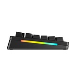 Glorious GMMK 3 PRO HE 75% Prebuilt Wireless Black, gaming toetsenbord Zwart, US lay-out, Glorious Fox, 75%, RGB, GPBT-doubleshot keycaps, Knob, 2.4 GHz / Bluetooth / USB-C