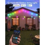 Govee RGBIC Smart Outdoor String Lights verlichting 15 meter, 2,4GHz wifi, Bluetooth