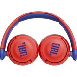 JBL JR310BT draadloze hoofdtelefoon  headset Rood/blauw, Bluetooth 5.0