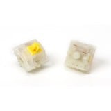 Keychron Gateron KS-3 Milky Pro Switch - Yellow keyboard switches Geel/wit, 110 stuks