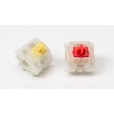 Keychron Gateron KS-3 Milky Pro Switch - Yellow keyboard switches Geel/wit, 110 stuks