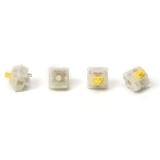 Keychron Gateron KS-3 Milky Pro Switch - Yellow keyboard switches Geel/wit, 110 stuks