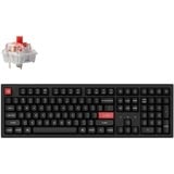 Keychron K10 Pro-B1, toetsenbord Zwart, US lay-out, Keychron K Pro Red, RGB leds, Double-shot PBT, USB-C | Bluetooth 5.1