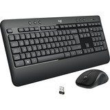 Logitech MK540 Advanced draadloze desktopset Donkergrijs, EU lay-out (QWERTY), 1000 dpi