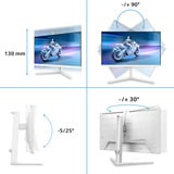 Philips Evnia 27M2N5901A 27" 4K Ultra HD gaming monitor Wit, 1x DisplayPort, 2x HDMI, 1x USB-C, 2x USB-A, 160 Hz / 320 Hz