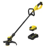 Stanley V20 18V 33cm grastrimmer Zwart/geel, Accu en oplader inbegrepen