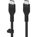 Belkin BOOSTCHARGE Flex USB-C/USB-C-kabel Zwart, 1 meter