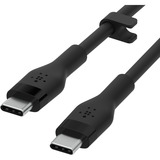 Belkin BoostCharge Flex USB-C/USB-C-kabel Zwart, 1 meter