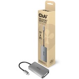 Club 3D Actieve USB‑C naar Dual Link DVI‑D-adapter Grijs/zwart