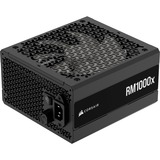 Corsair RM1000x (2024), 1000 Watt voeding  Zwart, 1x 12VHPWR, 3x PCIe, kabelmanagement