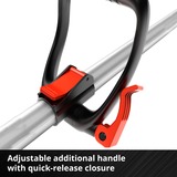 EINHELL Accu tuin-multitool GE-HC 18 Li T Solo stoksnoeizaag Rood, Accu en oplader niet inbegrepen