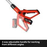 EINHELL Accu tuin-multitool GE-HC 18 Li T Solo stoksnoeizaag Rood, Accu en oplader niet inbegrepen
