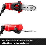 EINHELL Accu tuin-multitool GE-HC 18 Li T Solo stoksnoeizaag Rood, Accu en oplader niet inbegrepen