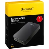 Intenso Memory Center 3,5", 6 TB externe harde schijf Zwart, USB 3.0