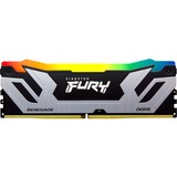 Kingston 48 GB DDR5-8400 (2x 24 GB) Dual-Kit werkgeheugen Zilver/zwart, KF584CU40RSAK2-48, Renegade Silver RGB, XMP 3.0