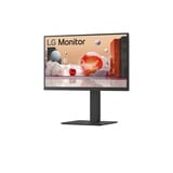 LG 24BA750 23.8" monitor Zwart, HDMI, DisplayPort, Audio, LAN, USB-C