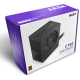 NZXT , 750 Watt voeding  Zwart