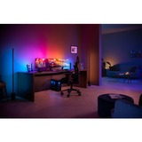 Philips Hue Play gradient lightstrip voor pc - 3x 24/27" ledstrip Zwart/wit, 3 stuks, 2000-6500K, RGB en wit