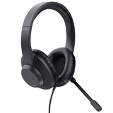 Trust Ayda Max USB Pc-headset Bedraad over-ear  Zwart, USB, microfoon met mute, verstelbare hoofdband 