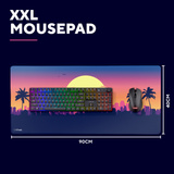 Trust GXT 759M XXL Gaming Muismat Oranje/paars