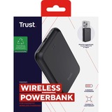 Trust Magno Draadloze magnetische powerbank van 5.000 mAh Zwart, 5.000 mAh