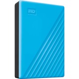 WD My Passport 6 TB externe harde schijf Azuurblauw, Micro-USB-B 3.2 Gen 1