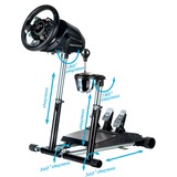 Wheel Stand Pro Deluxe V2 Thrustmaster T300RS+RGS+ houder Zwart, voor Thrustmaster T300RS/TX/T150/TMX + RGS + GTS