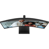 AOC CU34E4CV 34" Curved UltraWide monitor Zwart, 2x HDMI, DisplayPort, USB-A/B/C, RJ-45