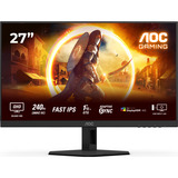 AOC Q27G4ZR 27" gaming monitor Zwart/rood, 240Hz (260Hz Overclocked), HDMI, DisplayPort, Audio