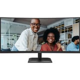 AOC  34" Curved UltraWide monitor Zwart