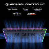 ASUS ROG Strix G16 G615LP-S5016W 16"  Copilot+ gaming laptop Zwart/grijs | Core Ultra 9 275HX | RTX 5070 | 32 GB | 1TB SSD