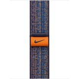 Apple Geweven sportbandje van Nike - Game Royal/oranje (41 mm) armband Blauw/oranje