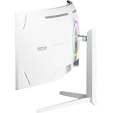 Arozzi Nova Curved 49" v2 UltraWide gaming monitor Wit, 1x DisplayPort, 2x HDMI, 1x USB-C, 2x USB-A, 165 Hz