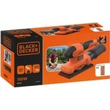 BLACK+DECKER 150W 1/3 vel vlakschuurmachine BEW220-QS Oranje/zwart