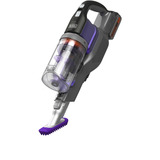 BLACK+DECKER 18V 4IN1 PowerSeries Extreme PET steelstofzuiger + 12V PET Kruimeldief met dierenborstel Bundel Grijs/paars